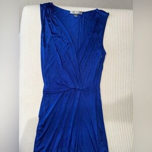 Vibrant Blue Silk Dress